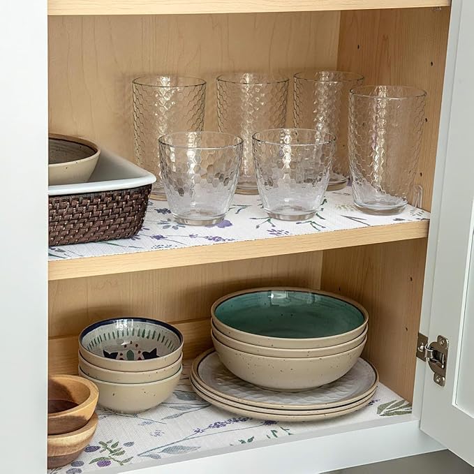 Non-Slip Shelf Liner for Kitchen Cabinets Non Adhesive Strong Grip Drawer Liner,12In x 10Ft,Waterproof Kitchen Cabinet Liner for Shelves,Refrigerator,Dresser,Cupboard Liners,Easy to Clean - Image 3