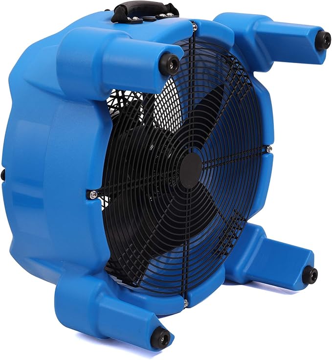 MOUNTO AM30DF 1/4 HP 3000 CFM Axial Air Mover Blower Fan - Powerful Down Draft Fan for Drying, Cooling, and Ventilation - Image 6