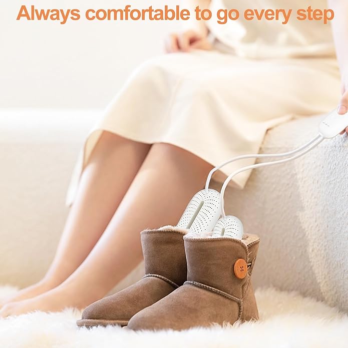 Scienbeauty Electric Shoe Dryers, Portable Boots Dryer Machine with 3/6/9 Hours Timer, Drying for Footwear, Socks, Ski Boots - Image 2