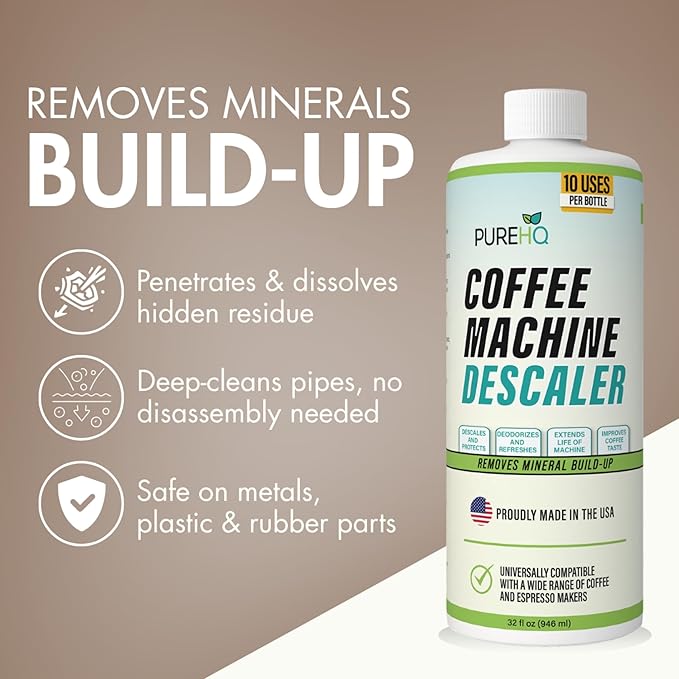 Coffee Machine Descaler - 10 Uses - Keurig Descaling Solution - Universal Descaler for Keurig, Nespresso, Delonghi, Breville, Ninja and All Single Use Coffee and Espresso Machines - Made in USA - Image 9