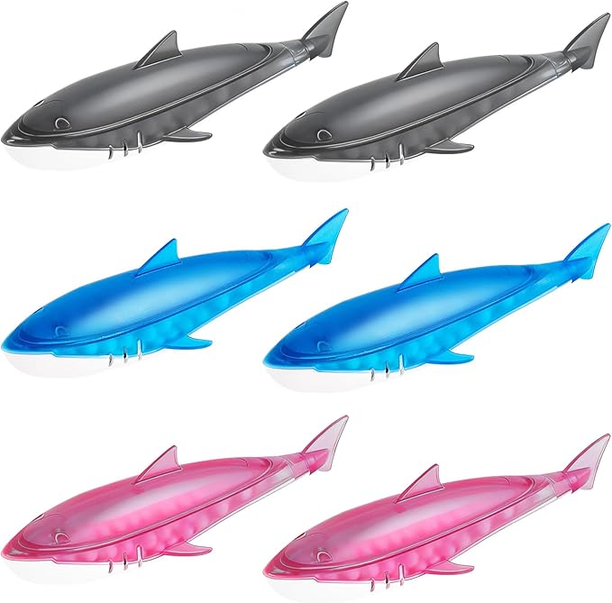 Leemone 6 Pack Humidifier Cleaner Shark, Demineralization Float Shark Compatible with All Humidifier and Fish Tank by Leemone