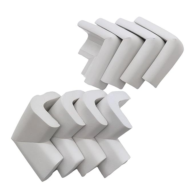 M2cbridge L Shape Extra Thick Furniture Table Edge Protectors Foam (8 Corners(White)) - Image 6
