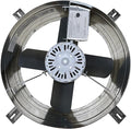 iLiving ILG8G14-12T Automatic Gable Mount Attic Ventilator Fan with Adjustable Thermostat, 2.85 Amp, 2339 CFM, Single-Speed | Automatic, 2339 CFM, 3.10 Amp, Single-Speed by iLiving