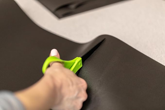 EasyLiner with Clorox Solid Grip Shelf Liner - Easy to Cut & Install for Closet, Pantry, Wire Shelves, Kitchen Cabinets - Non Adhesive Non Slip Shelf Liner - 20" x 6 ft. - 6 Roll Project Pack - Black - Image 4