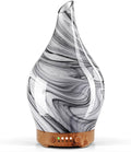 Porseme 150ml Essential Oil Diffuser Glass Color Changing Aroma Air Diffusers Aromatherapy Ultrasonic Cool Mist Humidifier 6 Running Hours Waterless Auto-Off for Sleeping, Yoga, Office, Spa (Ink) by Porseme