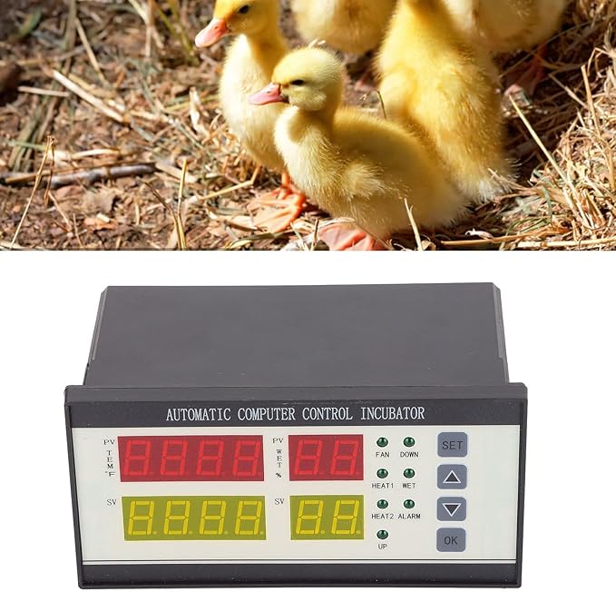 Incubator Thermostat, Stable Performance Fahrenheit 110‑220V Incubator Controller for Chickens for Quails - Image 5