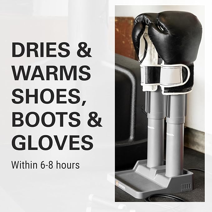 DryGuy Shoe, Boot, Garment & Gear Electric Dryer, Quick Drying for Ski, Work, Sports Equipment – Energy Efficient, Odor Eliminating Design, Home or Garage Use,2 Port, Silent Heat - Image 3
