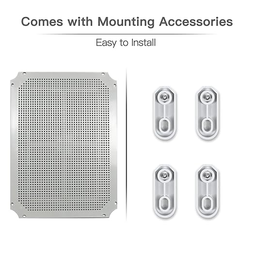 Sunnyglade ABS Plastic Dustproof Waterproof IP65 Junction Box Universal Durable Electrical Project Enclosure with Lock (11.8"x7.8"x6.7") - Image 2