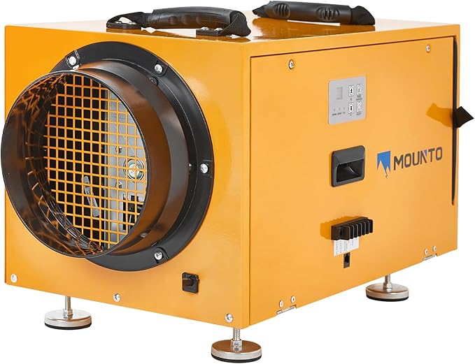 MOUNTO 140 PPD Crawl Space Dehumidifier – Commercial Basement Dehumidifier with Auto Defrost, Compact Design, cETL Listed by MOUNTO