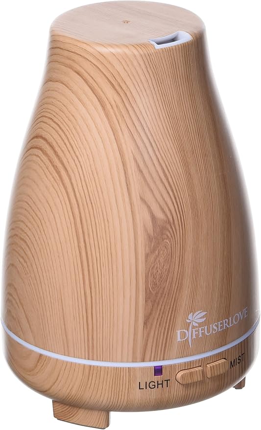 Diffuserlove Essential Oil Diffuser 200ML Aroma Diffuser Mist Humidifiers with 7 Color LED Lights, Auto Shut-Off Function for Bedroom Office Room House - Image 4