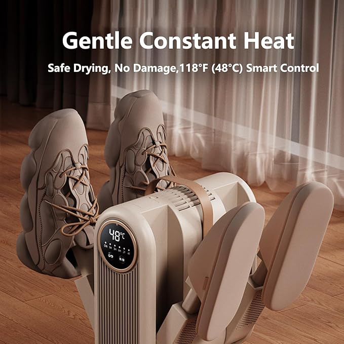 Volodya Portable Shoe Dryer and Boot Dryer Foldable Fast Drying Electric Footwear Care for Work Boots Sneakers Athletic Shoes Travel Gym Home Use - Image 7