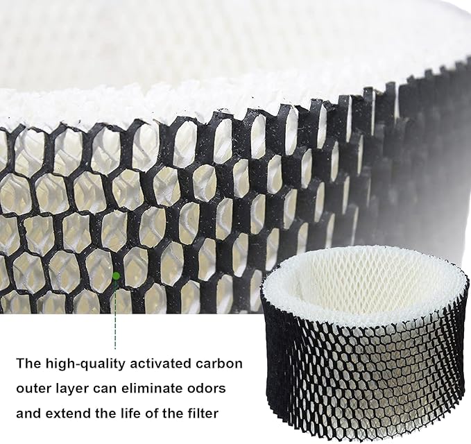4-Pack Humidifier Wicking Filter Compatible with Holmes HWF62 & HWF62CS, Filter A Replacement Parts HM1701, HM1761, HM1300,HM1100 - Image 3