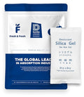 Dry & Dry 500 Gram [3 Packet] Silica Gel Packets, Desiccant Packs, Silica Gel - Rechargeable Silica Packets, Moisture Absorbers, Silica Gel Packs by DryDry
