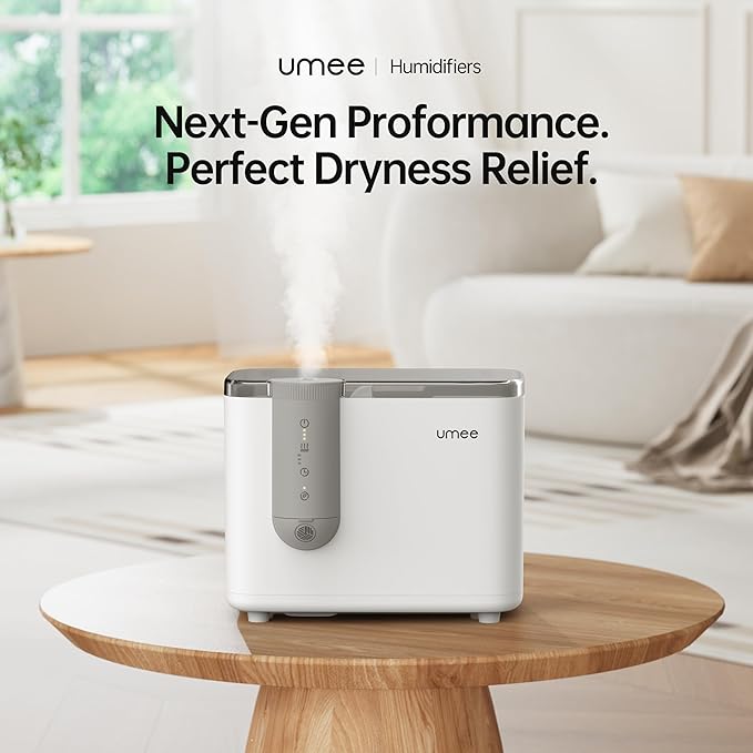 Humidifiers for Bedroom, Top Fill 4L Supersized Cool Mist Humidifier with Oil Diffuser and Nightlight, 32H Runtime, Quiet Ultrasonic Humidifiers for Home, Large Room, Baby Nursery and Plants - Image 2
