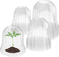 36 Packs 5/4/3.5 Inch Clear Plant Pot Humidity Domes, Transparent Seedling Domes Compatible with 5/4/3.5 Inch Reinforced Nursery Pots by Bluepro