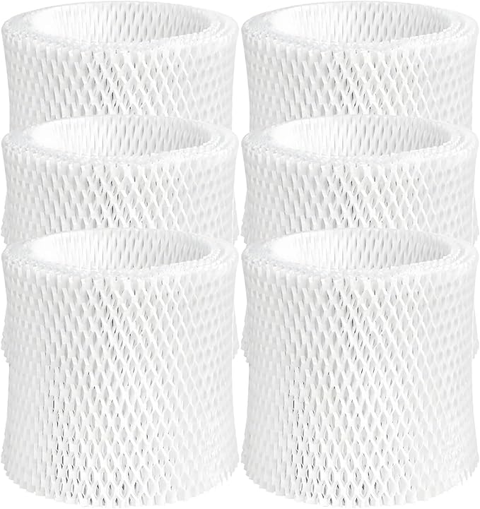 Humidifier Wicking Replacement Filter Compatible with Canopy Bedside and Nursery Humidifier, Wood Pulp & Paper Filter, 6 Pack by Roninby