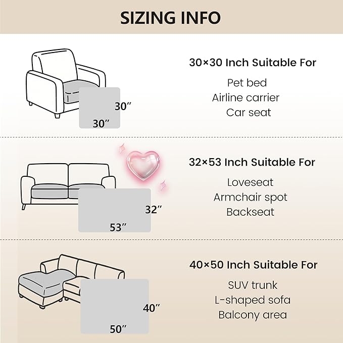 gogobunny 100% Double Sided Waterproof Dog Blanket Soft Pet Bed Cover Reversible Protect Furniture Couch Sofa Car for Puppy Large Dog Cat (Dark Navy/Light Navy, 32x53 Inch (Pack of 1)) - Image 2