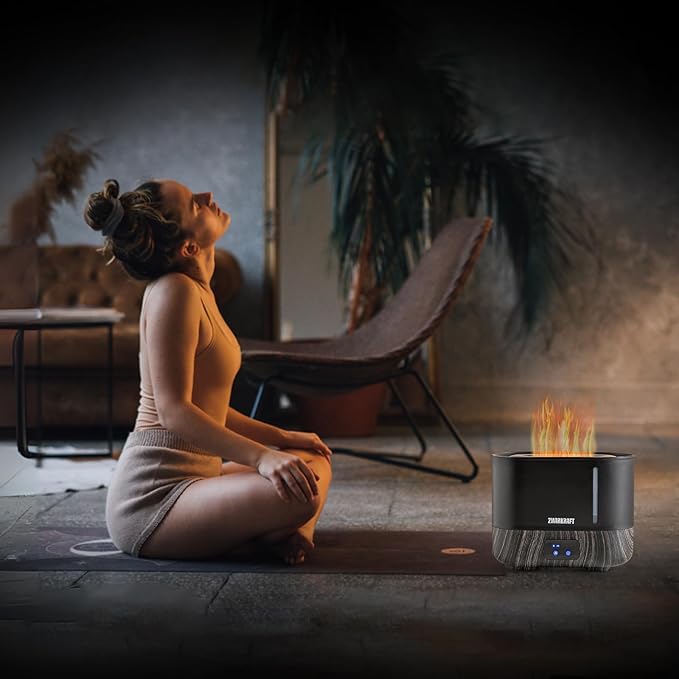 ZMARKRAFT® 3L Large Humidifier with Special Flame Light Effect, Quiet Ultrasonic Humidifying, Top Fill and Adjustable Mist Level, Cool Mist Humidifier for Any Season for Bedroom and Living Room - Image 7