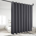 NICETOWN Wall Curtain for Bedroom, Room Divider Curtain for Doorways, Vertical Blind for Sling Door, Privacy Sound Reduction Curtains Room Dividers for Patio (Grey, 1 Panel, 95" Tall x 120" Wide) by NICETOWN
