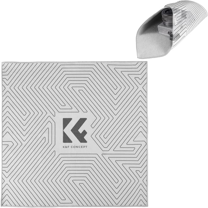 K&F CONCEPT Lens Camera Protective Wrap, Anti-scratch Lens protector, Magic Self-Adhesive Cloth Camera Wrap for Camera Lens/DSLR/Accessories by KFCONCEPT