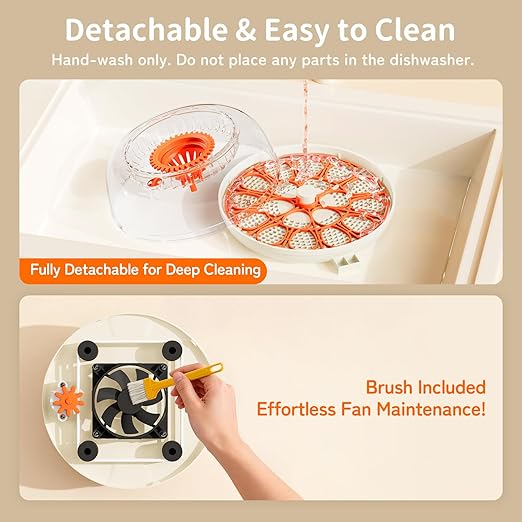18 Egg Incubator, 2 Egg Trays, Automatic Egg Turning with Auto Stop, Humidity Control, Adjustable Incubation Day & Period, Auto Water Refill, for Chicken, Quail, Duck & Turkey Eggs, APDOE HatchPro 18 - Image 7