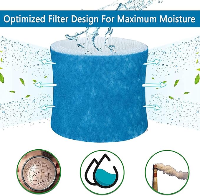 Humidifier Filter Replacement Wicking Filters Compatible with Honeywell HC-888, HC-888N, Filter C (6 Pack) - Image 5