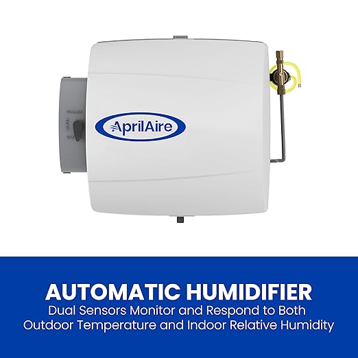 AprilAire 500 Whole-House Humidifier, Automatic Compact Furnace Humidifier, Large Capacity Whole-House Humidifier for Homes up to 3,600 Sq. Ft., White - Image 2