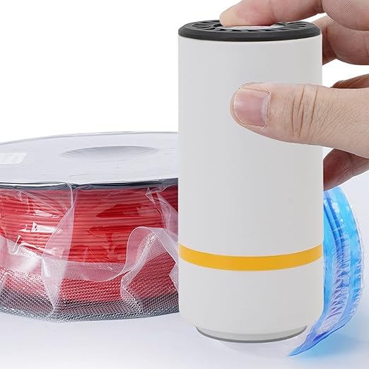 30-Pack Filament Vacuum Storage Bags with Auto Pump - 60KPA Strong Suction 3D Printer Filament Storage Kit, 11.8x13.4in Airtight Bags for PLA ABS PETG, USB Rechargeable Dry Box - Image 9