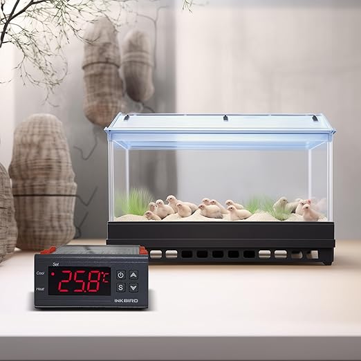 Inkbird All-Purpose Digital Temperature Controller Fahrenheit &Centigrade Thermostat w Sensor 2 Relays (ITC-1000) - Image 2