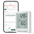 Freshliance Bluetooth Temperature Humidity Data Logger Recorder, Refrigerator Freezer Thermometer Hygrometer, Digital Remotely Temperature Humidity Monitor with Smart APP Data Analysis, BlueTag TH20 by FRESHLIANCE