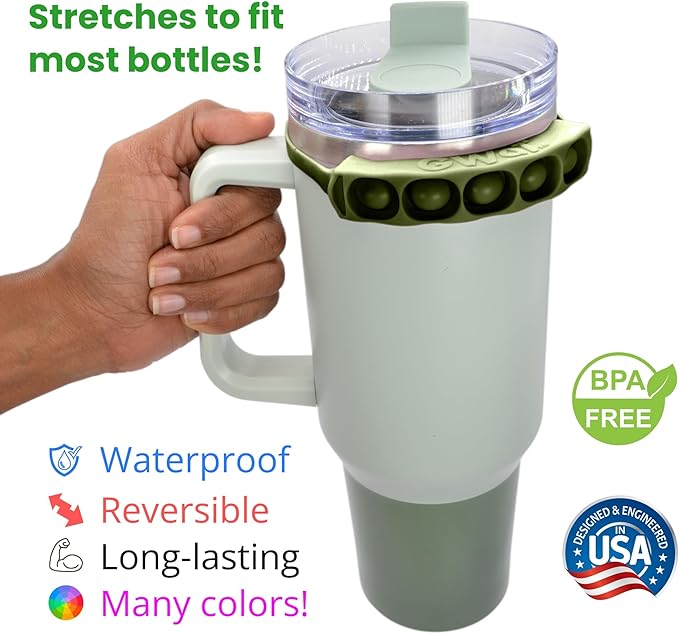 Water Bottle Hydration Tracker - Daily Water Reminder & Goal Setter - Reusable Silicone Band for Fitness, Weight Loss & Hydration Tracking - Image 2