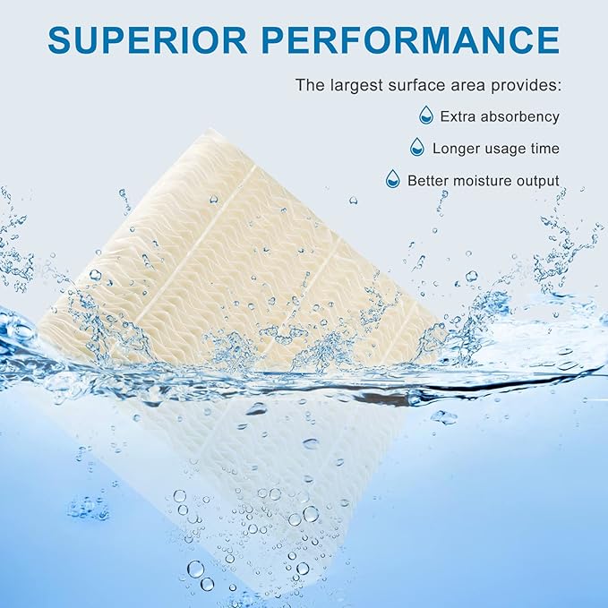 AMI PARTS 2 Pack 1043 Super Humidifier Wick Filter Replacement Compatible with AIR.Care EP9 Series EP9500 EP9700 EP9800 EP9R500 EP9R800 821000 826000 826800 and Bemis 800 8000 Series Humidifiers - Image 4