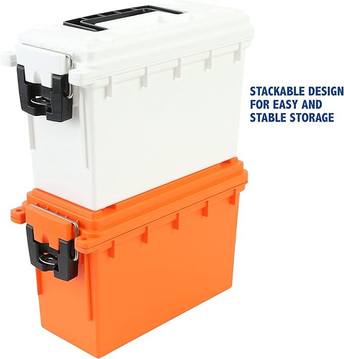 Sheffield 12681 Marine Storage Box, Dry Box Made in USA, Waterproof Container for Boat and Dock Gear, Small Parts Organizer with Latch, Stackable - Image 7