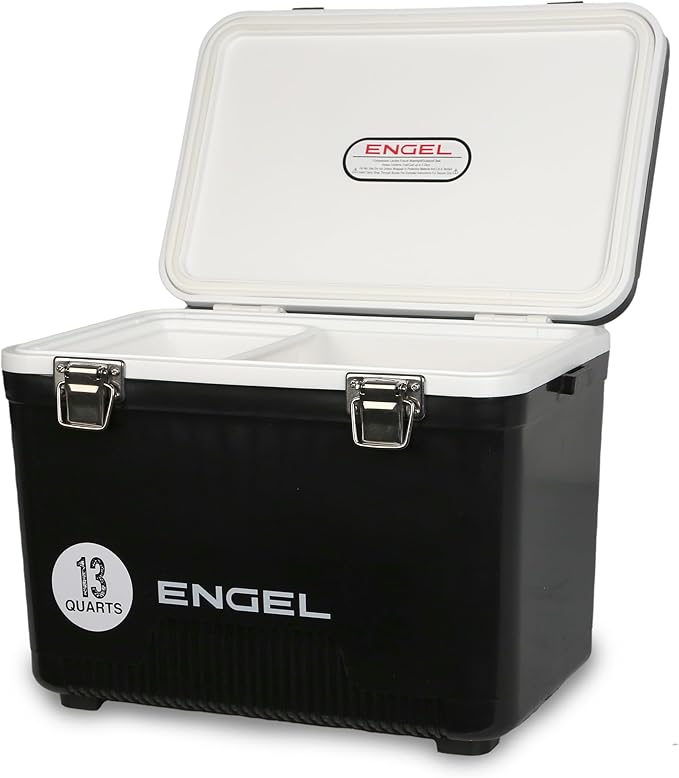 ENGEL 13qt Leak-Proof, Air Tight, Drybox Cooler and Small Hard Shell Lunchbox for Men and Women by ENGEL