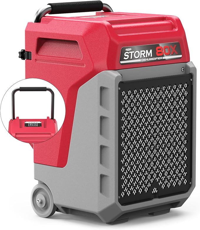 ALORAIR 170 PPD Commercial Dehumidifier with Pump & Drain Hose Cover up to 2,100 Sq.Ft Space Industrial Use Portable Handle Dehu with Wheels for Water Damage Restore, Carpet Drying by ALORAIRSOLUTIONSINC0J0DC