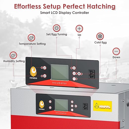 Egg Incubator with Automatic Egg Turning and Humidity Control 400 pcs,HHPPL Nurture Right 360 Incubator,More efficient incubators for Hatching Eggs,Hatching Chicken Duck Quail Bird - Image 4