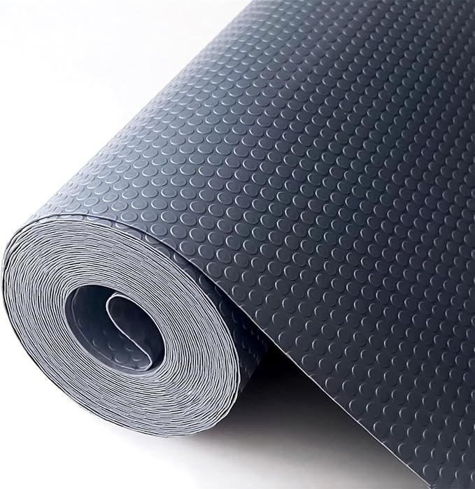Shelf Liners 20 inch x 20 ft Shelf Liners for Kitchen cabinets nonstick Shelf Lining Drawer Mats EVA Protector for Cupboard (Gray,20 inch x 20 ft) by wohomuke