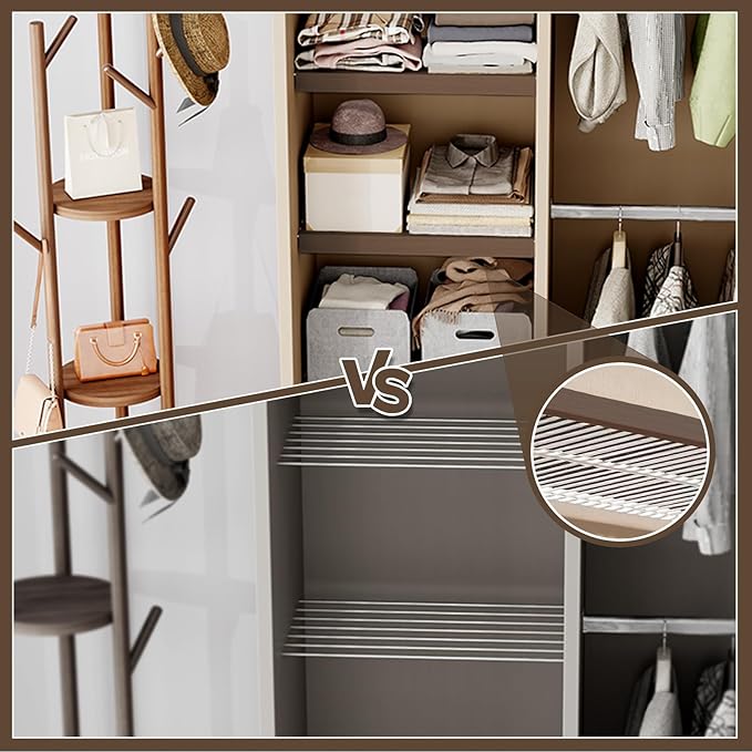 24x12 in Wire Shelf Covers for Pantry, 5 PCS PVC Wire Rack Covers for Shelves, Preventing Leakage of Items & Removable, Closet, Kitchen - Image 5