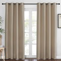 NICETOWN Blackout Curtains 84 Inch Length, Thermal Insulated Room Darkening Drapes Grommet Window Covering for Living Room Bedroom (W52 x L84 Inch, 1 Panel, Taupe) by NICETOWN