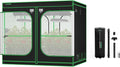 VIVOSUN P888 96"×96"×80" PRO Grow Tent and AeroStream H19 Intelligent Environmental 19L Humidifier with Temp & Humidity Probe, Top Control Panel, Smart Remote Control, Designed Specifically for Use wi by VIVOSUN