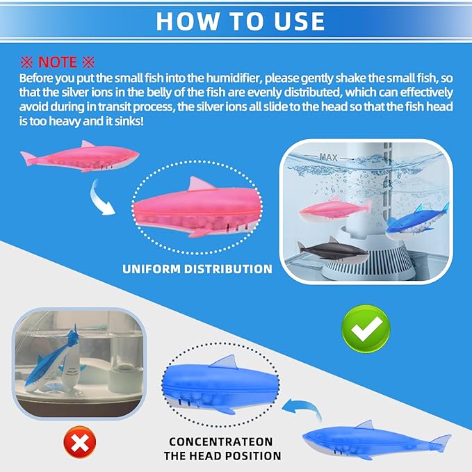 Humidifier Cleaner 6 Pack,Humidifiers Fish Tanks Cleaner,Warm&Cool Most Humidifiers and Fish Tank,Purifier Water (Pink) - Image 2