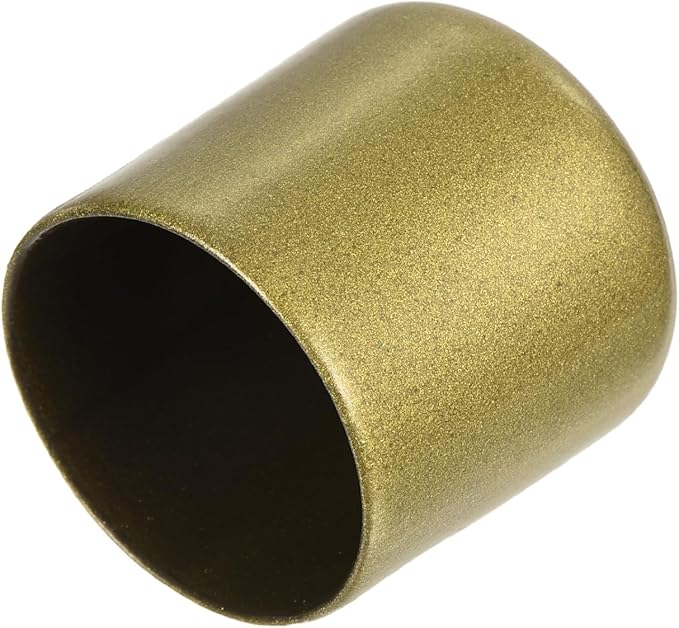 uxcell 20pcs Rubber End Caps 30mm ID Vinyl Round Tube Bolt Cap Cover Thread Protectors Gold by uxcell