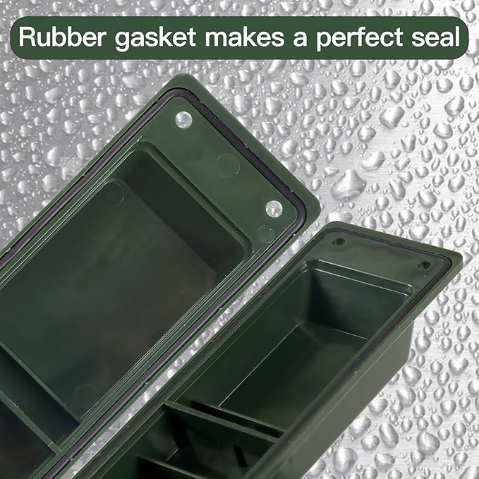 Shipping Container Air Vent Kit Heavy Duty Shipping Container Accessories Cross Flow Ventilation Kit Reduce Heat Humidity Pressure Condensation Add Air Flow for Cargo (8 Pack Deep Green) - Image 4