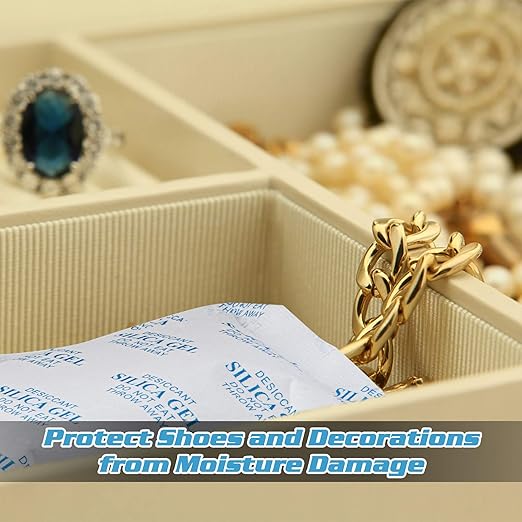 SurpOxyLoc 50 Gram(20Packs) Food Grade Silica Gel Packs Dessicant Packets for Moisture Control,Cobalt Chloride Free Moisture Absorbers for Food Storage - Image 3