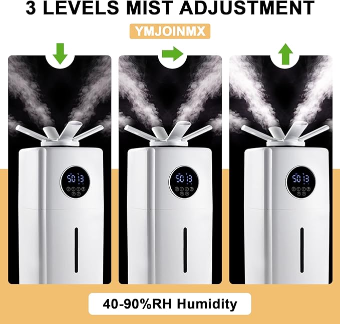 Commercial Industrial Humidifier Whole House Humidifier 5.5Gals Water Tank Max 2000ml/h Mist Output Top Filling Humidifier for Plant Large Greenhouse 110V - Image 4