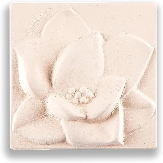 Healing Ceramic Stone Diffuser-Magnolia-Korean flower Series - Odor Eliminator, Air Purifying, Humidity Control, Aromatherapy Passive Diffuser (Magnolia) by CRECEN-HealingSpacesforYou
