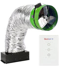Quietcool QC ES-7000 RF Energy Saver Advanced Whole House Fan with Wireless Control - Up to 6878 CFM - As low as 164 watts - Two Speed - Covers up to 3,439 SQFT - 10 Year Warranty by QuietCool