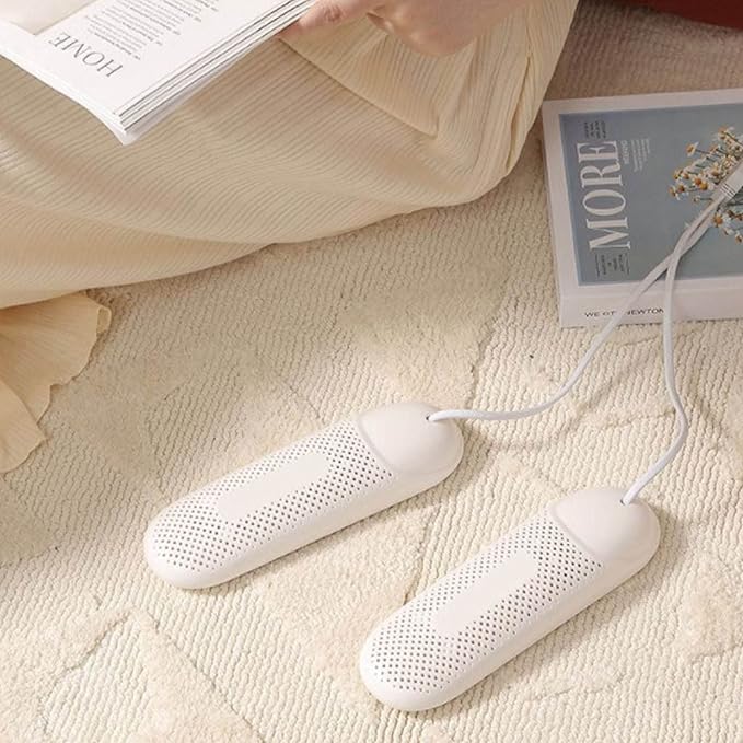 Household Shoes Dryer Portable Boot Dryer Electric Boot Dryer Shoe Heater Dryer Shoe Dryer Travel Boot Dryer for Work Boots Socks Ski Boots(US Plug-Purple Light) - Image 3