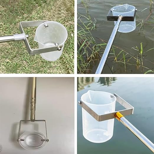 Extendable Water Sampler with Dipper System, Water Qualityd Sampler Device Telescopic for Environmental Monitoring and Qualityd Testing(500ml,4-16.4ft/1.23-5m) - Image 3