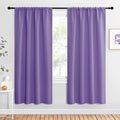 NICETOWN Blackout Curtains for Living Curtains, Lilac Purple, 2 Panels, 42 by 72, Room Darkening Window Curtain Panels, Easy-Care Solid Thermal Insulated Draperies/Drapes for Daughter Room by NICETOWN